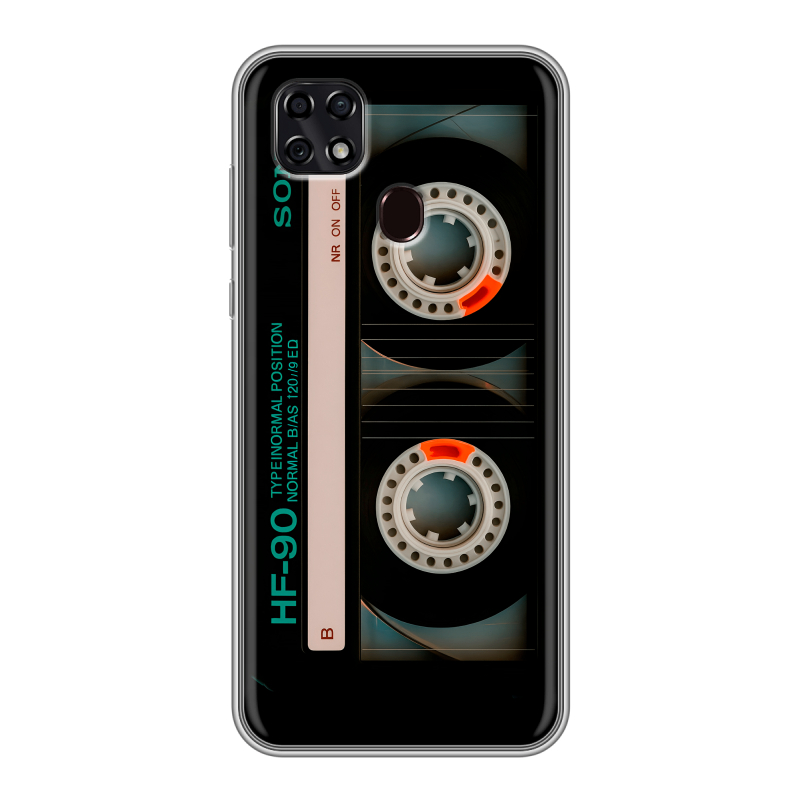 Силиконовый чехол на ZTE Blade 20 Smart с принтом Кассета Силиконовый чехол на ZTE Blade 20 Smart с принтом Кассета