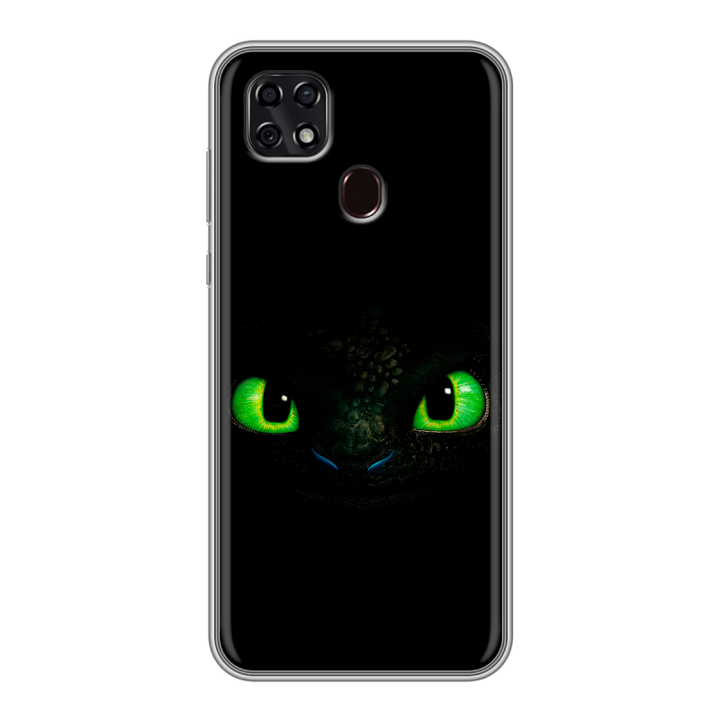 Силиконовый чехол на ZTE Blade 20 Smart с принтом Как приручить дракона Силиконовый чехол на ZTE Blade 20 Smart с принтом Как приручить дракона