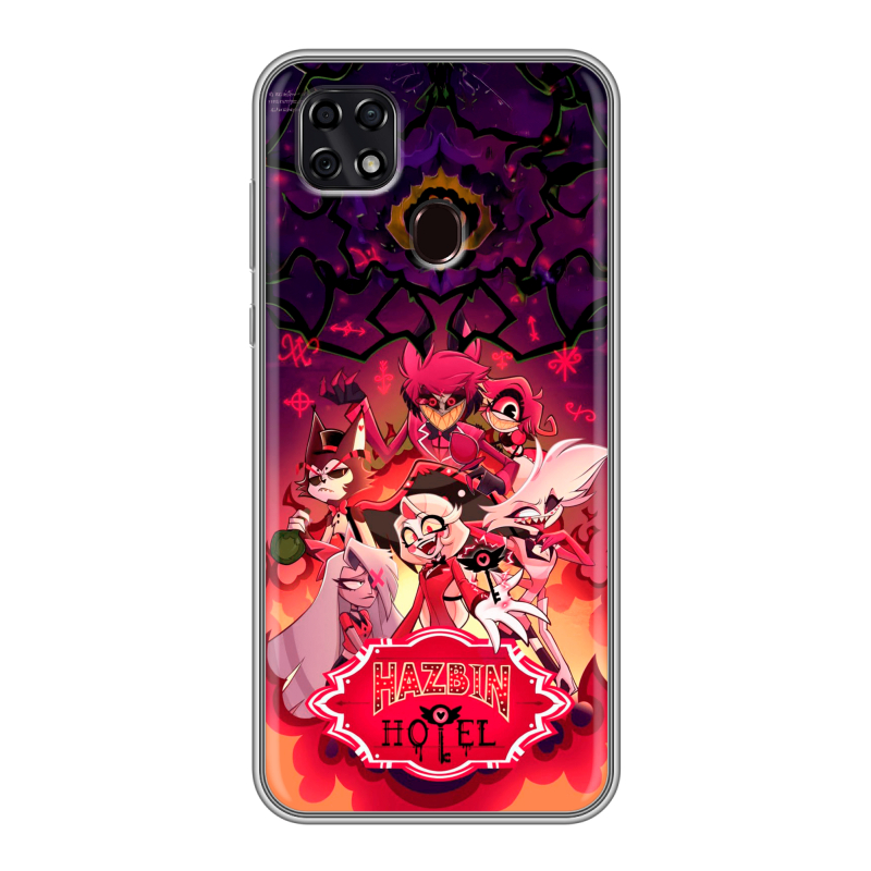 Силиконовый чехол на ZTE Blade 20 Smart с принтом Hazbin Hotel Отель Хазбин Силиконовый чехол на ZTE Blade 20 Smart с принтом Hazbin Hotel Отель Хазбин