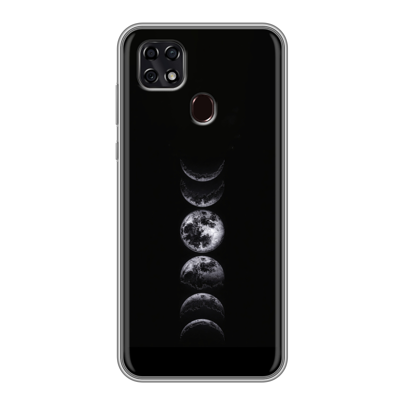 Силиконовый чехол на ZTE Blade 20 Smart с принтом женский Силиконовый чехол на ZTE Blade 20 Smart с принтом женский