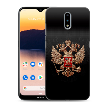 Силиконовый чехол на Nokia 2.3 с принтом Герб России Силиконовый чехол на Nokia 2.3 с принтом Герб России