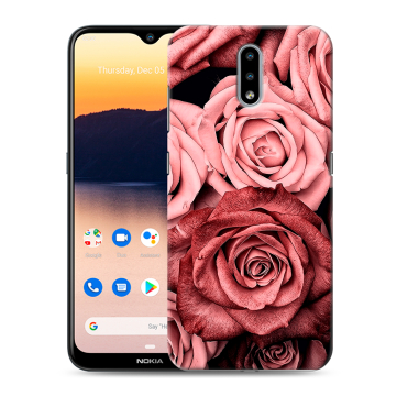 Силиконовый чехол на Nokia 2.3 с принтом Цветы розы Силиконовый чехол на Nokia 2.3 с принтом Цветы розы
