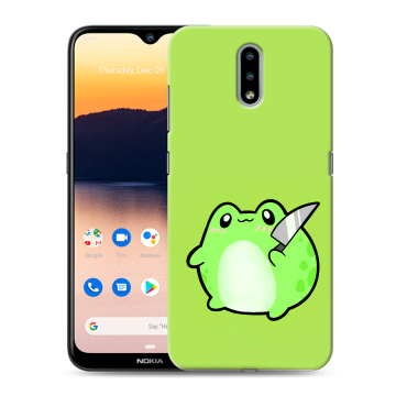 Силиконовый чехол на Nokia 2.3 с принтом Лягушенок Силиконовый чехол на Nokia 2.3 с принтом Лягушенок