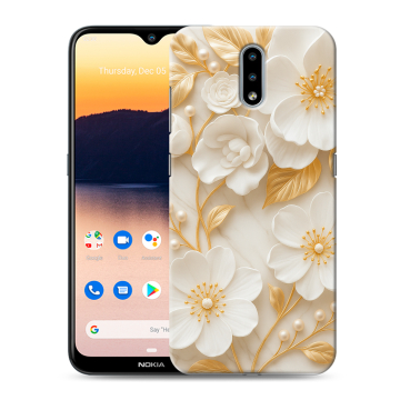 Силиконовый чехол на Nokia 2.3 с принтом Цветы Силиконовый чехол на Nokia 2.3 с принтом Цветы