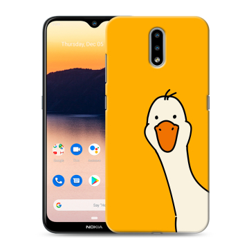 Силиконовый чехол на Nokia 2.3 с принтом Утка Силиконовый чехол на Nokia 2.3 с принтом Утка