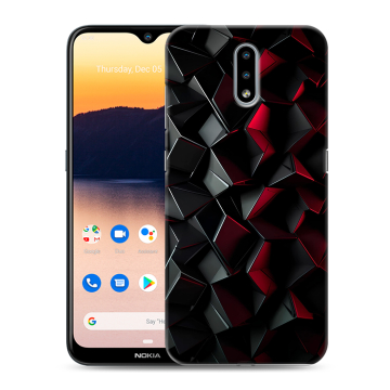 Силиконовый чехол на Nokia 2.3 с принтом Абстракция Силиконовый чехол на Nokia 2.3 с принтом Абстракция