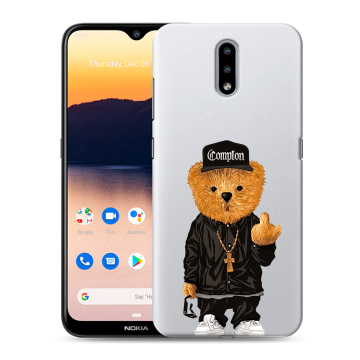 Силиконовый чехол на Nokia 2.3 с принтом Мишка Силиконовый чехол на Nokia 2.3 с принтом Мишка