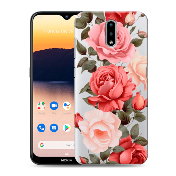 Силиконовый чехол на Nokia 2.3 с принтом Розы Силиконовый чехол на Nokia 2.3 с принтом Розы