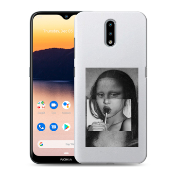 Силиконовый чехол на Nokia 2.3 с принтом Мона Лиза Силиконовый чехол на Nokia 2.3 с принтом Мона Лиза
