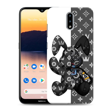 Силиконовый чехол на Nokia 2.3 с принтом Луи робот Силиконовый чехол на Nokia 2.3 с принтом Луи робот