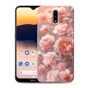 Силиконовый чехол на Nokia 2.3 с принтом Розовые розы Силиконовый чехол на Nokia 2.3 с принтом Розовые розы