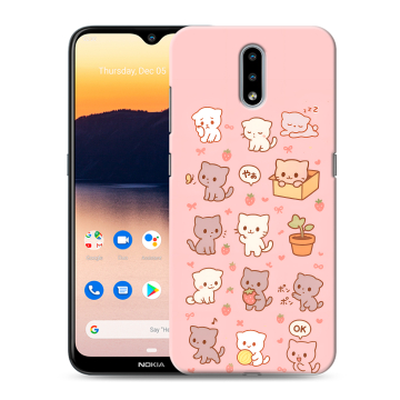 Силиконовый чехол на Nokia 2.3 с принтом Hello Kitty Хелоу Кити Силиконовый чехол на Nokia 2.3 с принтом Hello Kitty Хелоу Кити