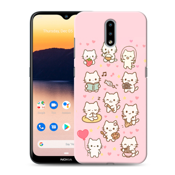 Силиконовый чехол на Nokia 2.3 с принтом Hello Kitty Хелоу Кити Силиконовый чехол на Nokia 2.3 с принтом Hello Kitty Хелоу Кити