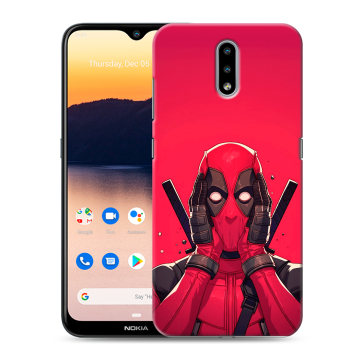 Силиконовый чехол на Nokia 2.3 с принтом Дедпул Deadpool Силиконовый чехол на Nokia 2.3 с принтом Дедпул Deadpool
