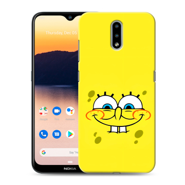 Силиконовый чехол на Nokia 2.3 с принтом спанчбоб спанч боб Силиконовый чехол на Nokia 2.3 с принтом спанчбоб спанч боб