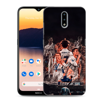 Силиконовый чехол на Nokia 2.3 с принтом Реал Роналдо Real Ronaldo