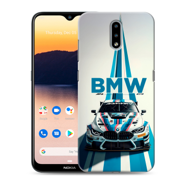Силиконовый чехол на Nokia 2.3 с принтом БМВ BMW