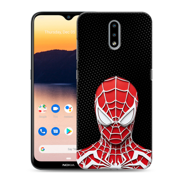 Силиконовый чехол на Nokia 2.3 с принтом человек паук spiderman Силиконовый чехол на Nokia 2.3 с принтом человек паук spiderman