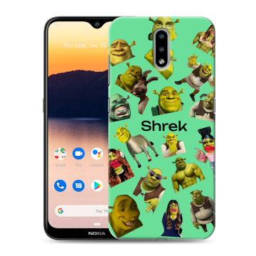 Силиконовый чехол на Nokia 2.3 с принтом Шрек Shrek