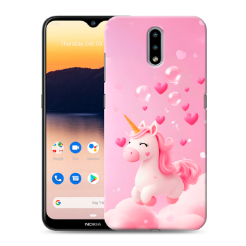 Силиконовый чехол на Nokia 2.3 с принтом Единорог Силиконовый чехол на Nokia 2.3 с принтом Единорог