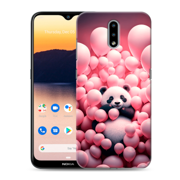 Силиконовый чехол на Nokia 2.3 с принтом Панда Силиконовый чехол на Nokia 2.3 с принтом Панда
