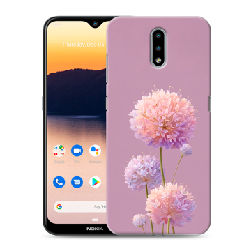 Силиконовый чехол на Nokia 2.3 с принтом Цветы