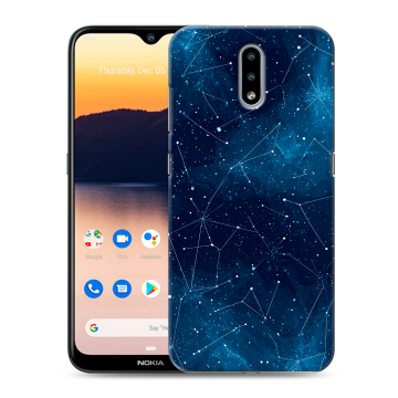 Силиконовый чехол на Nokia 2.3 с принтом Космос звезды