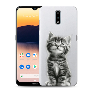 Силиконовый чехол на Nokia 2.3 с принтом Котенок Силиконовый чехол на Nokia 2.3 с принтом Котенок