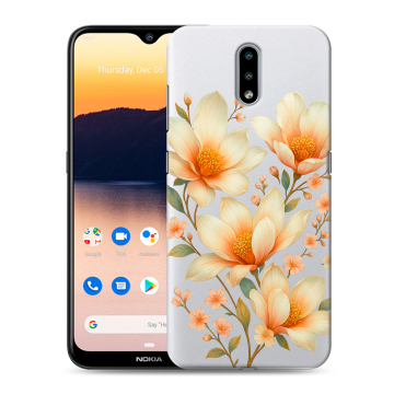 Силиконовый чехол на Nokia 2.3 с принтом Цветы