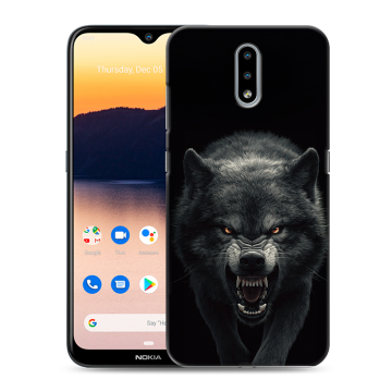 Силиконовый чехол на Nokia 2.3 с принтом Волк Силиконовый чехол на Nokia 2.3 с принтом Волк