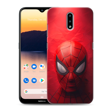 Силиконовый чехол на Nokia 2.3 с принтом Spiderman Человек паук Силиконовый чехол на Nokia 2.3 с принтом Spiderman Человек паук