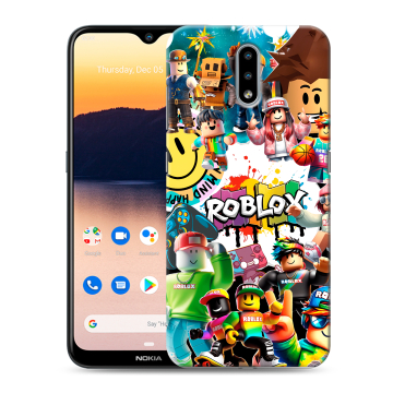 Силиконовый чехол на Nokia 2.3 с принтом Roblox Роблокс Силиконовый чехол на Nokia 2.3 с принтом Roblox Роблокс