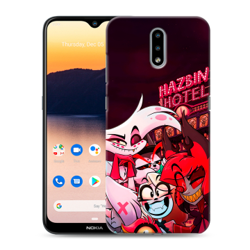 Силиконовый чехол на Nokia 2.3 с принтом Hazbin Hotel Отель Хазбин Силиконовый чехол на Nokia 2.3 с принтом Hazbin Hotel Отель Хазбин