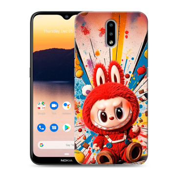 Силиконовый чехол на Nokia 2.3 с принтом Labubu Лабубу Силиконовый чехол на Nokia 2.3 с принтом Labubu Лабубу