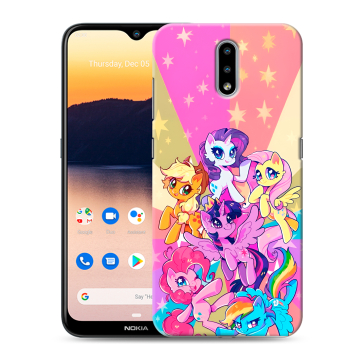 Силиконовый чехол на Nokia 2.3 с принтом My little pony Дружба чудо Силиконовый чехол на Nokia 2.3 с принтом My little pony Дружба чудо