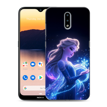 Силиконовый чехол на Nokia 2.3 с принтом Холодное сердце Frozen Силиконовый чехол на Nokia 2.3 с принтом Холодное сердце Frozen