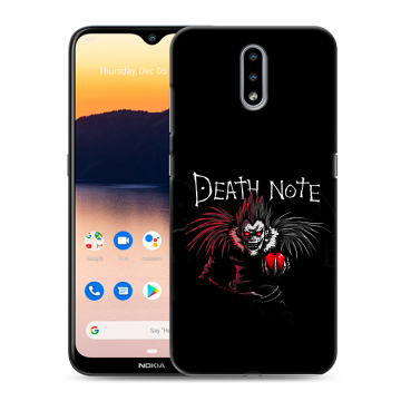 Силиконовый чехол на Nokia 2.3 с принтом Death note Тетрадь смерти Силиконовый чехол на Nokia 2.3 с принтом Death note Тетрадь смерти