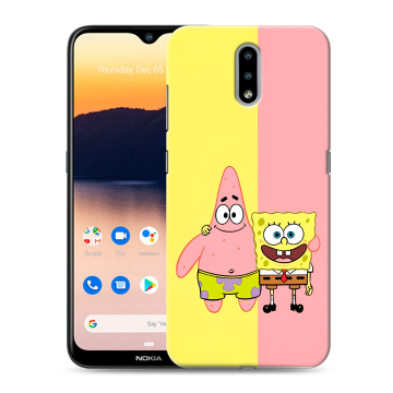 Силиконовый чехол на Nokia 2.3 с принтом Спанч боб Спанчбоб Силиконовый чехол на Nokia 2.3 с принтом Спанч боб Спанчбоб