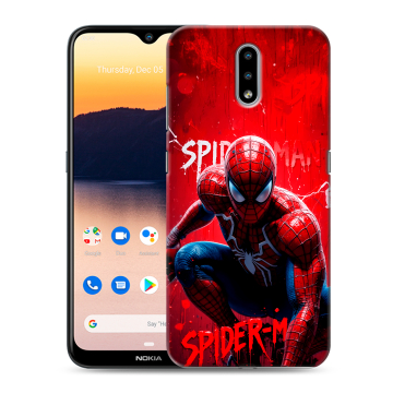Силиконовый чехол на Nokia 2.3 с принтом Spiderman Человек паук Силиконовый чехол на Nokia 2.3 с принтом Spiderman Человек паук