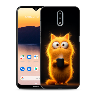 Силиконовый чехол на Nokia 2.3 с принтом Смешной кот Силиконовый чехол на Nokia 2.3 с принтом Смешной кот