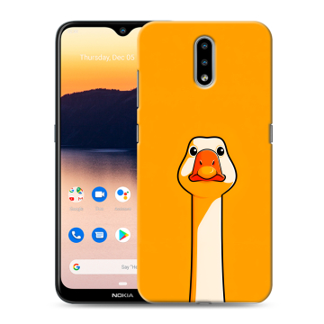 Силиконовый чехол на Nokia 2.3 с принтом Смешная утка