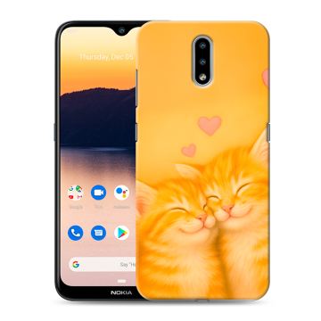Силиконовый чехол на Nokia 2.3 с принтом Милые котята Силиконовый чехол на Nokia 2.3 с принтом Милые котята