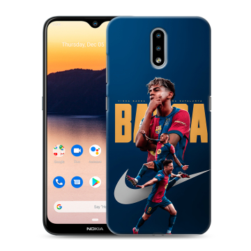 Силиконовый чехол на Nokia 2.3 с принтом Барселона Barca Yamal Силиконовый чехол на Nokia 2.3 с принтом Барселона Barca Yamal