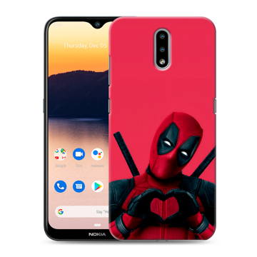 Силиконовый чехол на Nokia 2.3 с принтом Дедпул Deadpool Силиконовый чехол на Nokia 2.3 с принтом Дедпул Deadpool