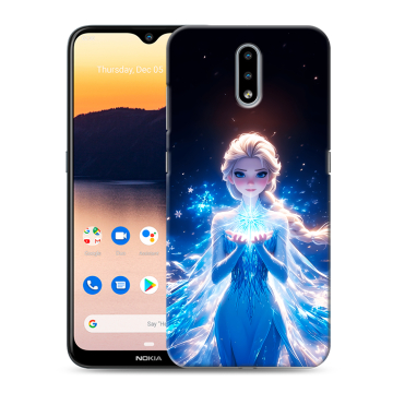 Силиконовый чехол на Nokia 2.3 с принтом Холодное сердце Frozen Силиконовый чехол на Nokia 2.3 с принтом Холодное сердце Frozen