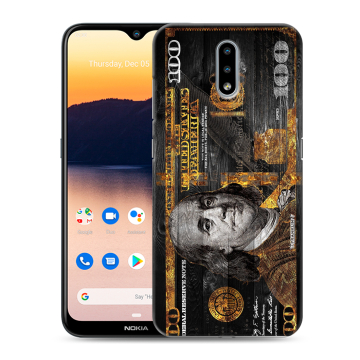 Силиконовый чехол на Nokia 2.3 с принтом Доллар деньги Силиконовый чехол на Nokia 2.3 с принтом Доллар деньги