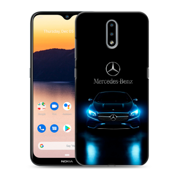 Силиконовый чехол на Nokia 2.3 с принтом Mercedes Мерседес Силиконовый чехол на Nokia 2.3 с принтом Mercedes Мерседес
