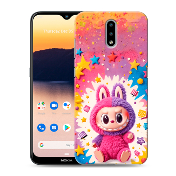 Силиконовый чехол на Nokia 2.3 с принтом Labubu Лабубу Силиконовый чехол на Nokia 2.3 с принтом Labubu Лабубу