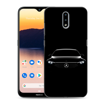 Силиконовый чехол на Nokia 2.3 с принтом Mercedes Мерседес Силиконовый чехол на Nokia 2.3 с принтом Mercedes Мерседес