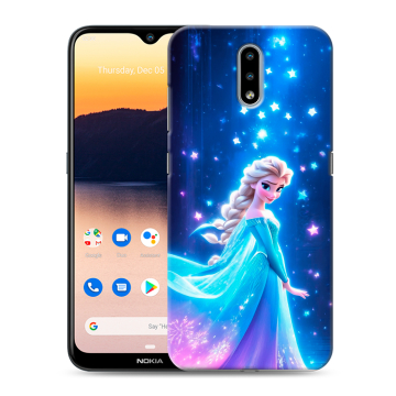 Силиконовый чехол на Nokia 2.3 с принтом Холодное сердце Frozen Силиконовый чехол на Nokia 2.3 с принтом Холодное сердце Frozen